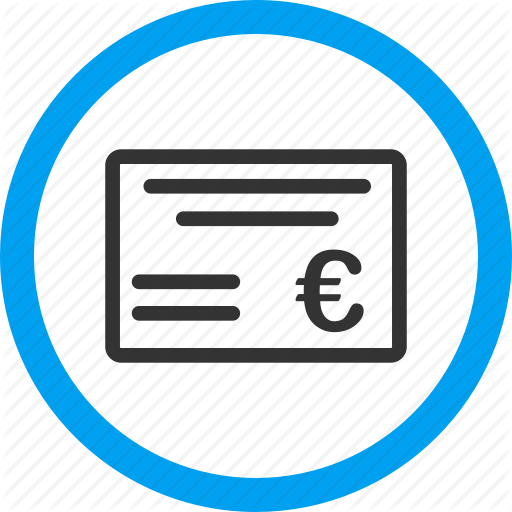 Check, Checkbook, Euro, Finance, Invoice, Pay Cheque, Payment Icon