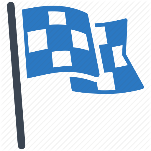 Checkered Flag, Competition, Finish, Start, Winning Icon