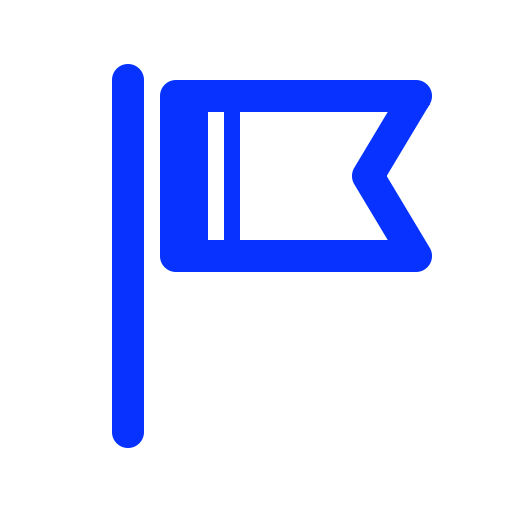 Goal, Checkered, Flag Icon