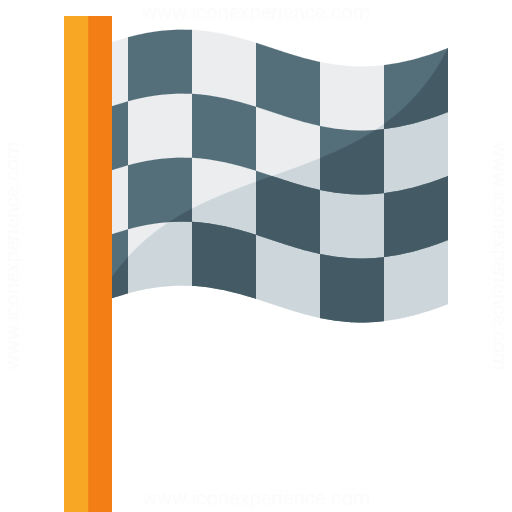 Iconexperience G Collection Signal Flag Checkered Icon