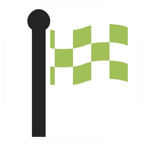Signal Flag Checkered Icon Iconexperience