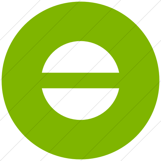 Flat Circle White On Green Ocha Humanitarians Physical