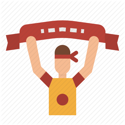 Cheer, Cheerleader, Flag, Football, Man, Soccer, Team Icon
