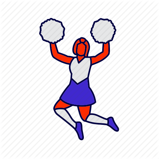 Cheer, Cheerleader, High School Icon