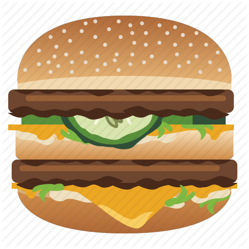 Burger, Cheeseburger, Fast, Food, Hamburger, Snack, Yumminky Icon