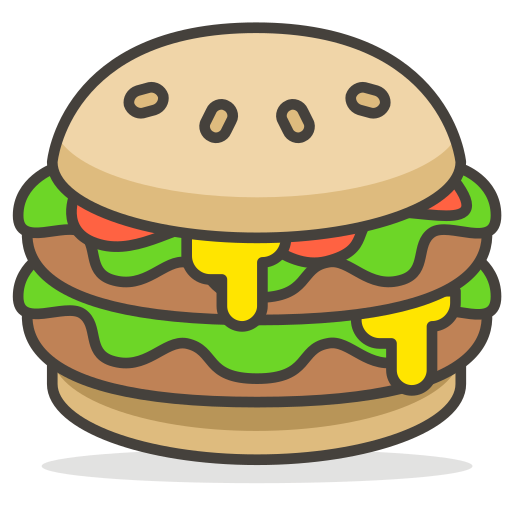Double, Cheese, Burguer, Cheeseburger, Burger, Fast Food Icon Free