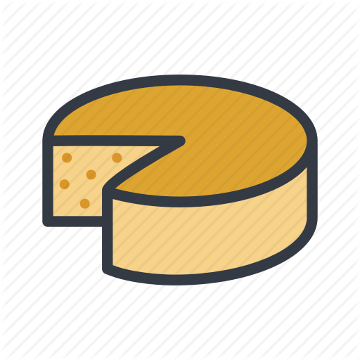 Cake, Cheese, Cheesecake, Cheesewheel, Dessert, Food Icon
