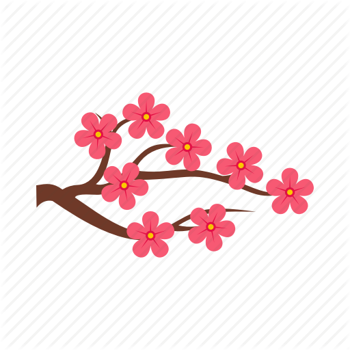 Blossom, Branch, Cherry, Flower, Petal, Sakura, Spring Icon
