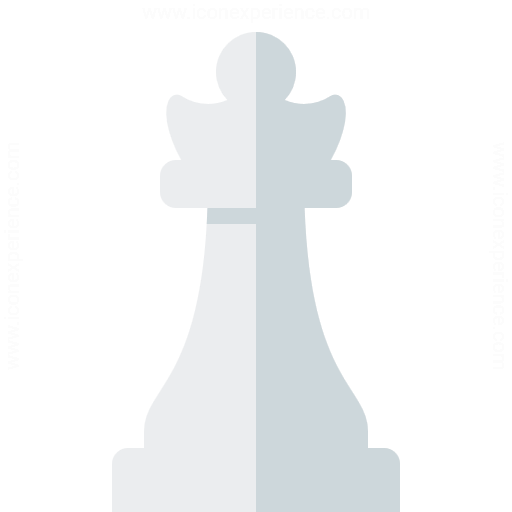 Iconexperience G Collection Chess Piece Queen White Icon