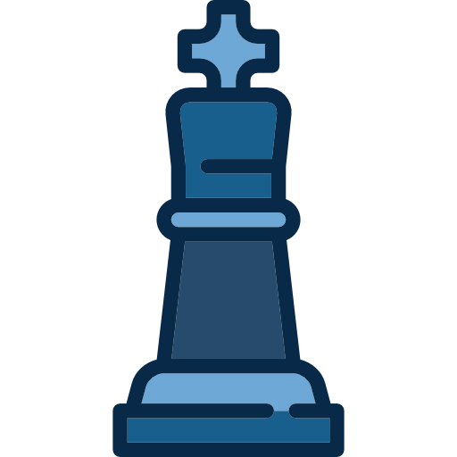 Piece, Chess, King Icon