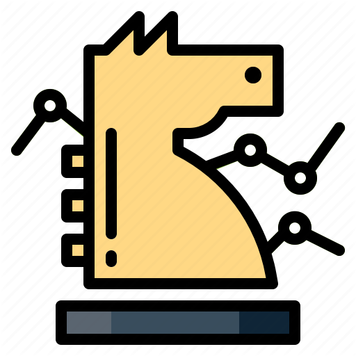 Chess, Horse, Knight, Piece, Strategy Icon
