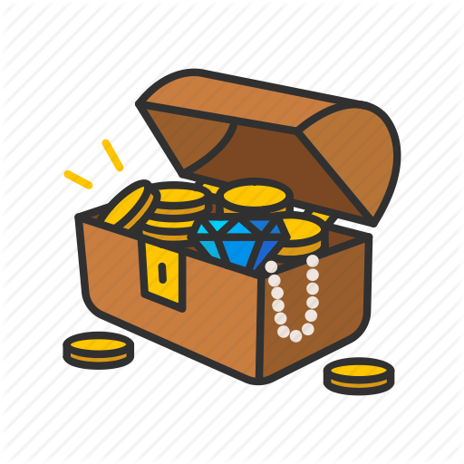 Gold Chest, Golds, Loot, Treasure Chest Icon