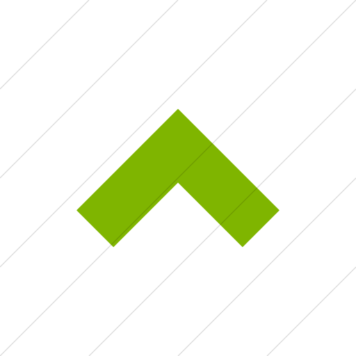 Simple Green Raphael Chevron Arrow Up Icon