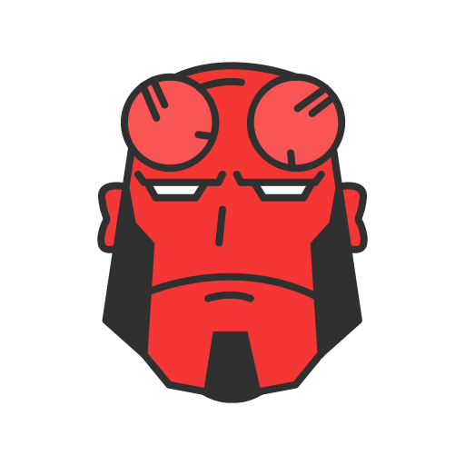 Devil, Evil, Hell Boy, Hero Icon