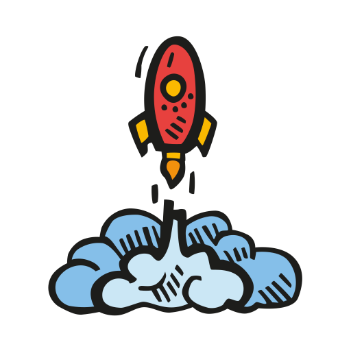 Rocket Launch Icon Free Space Iconset Good Stuff No Nonsense