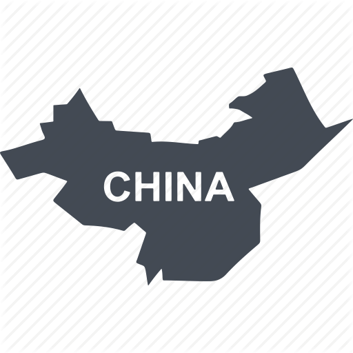 China, Map Of China, Republic Icon