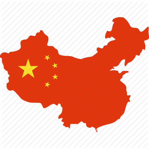 Asia, China, Country, Map, Map Marker, Star Icon