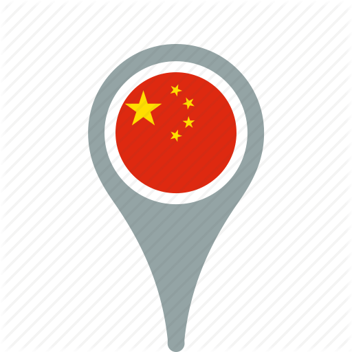 China, Country, County, Flag, Map, National, Of, Peoples, Pin