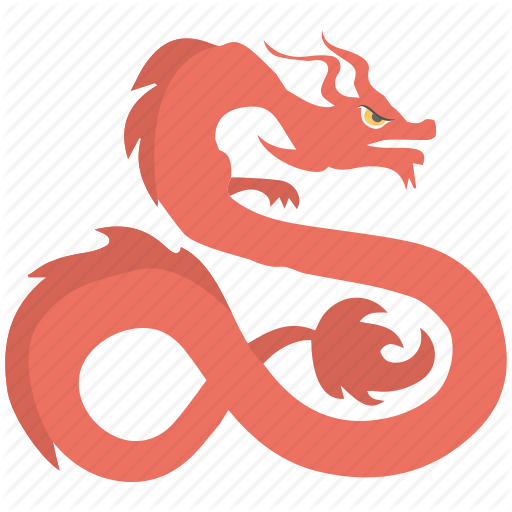 Animal, Chinese Dragon, Fire Dragon, Symbol, Zodiac Icon