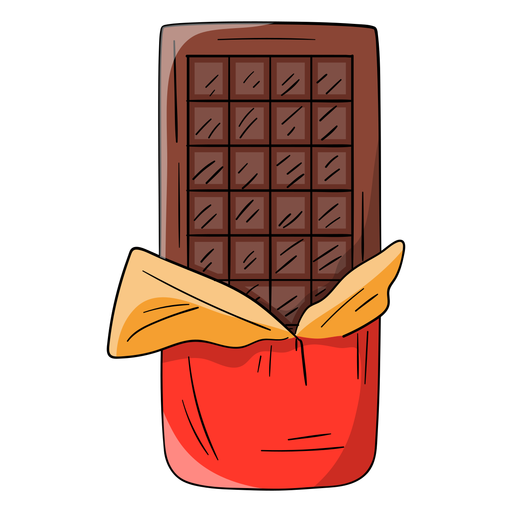 Chocolate Bar Cartoon