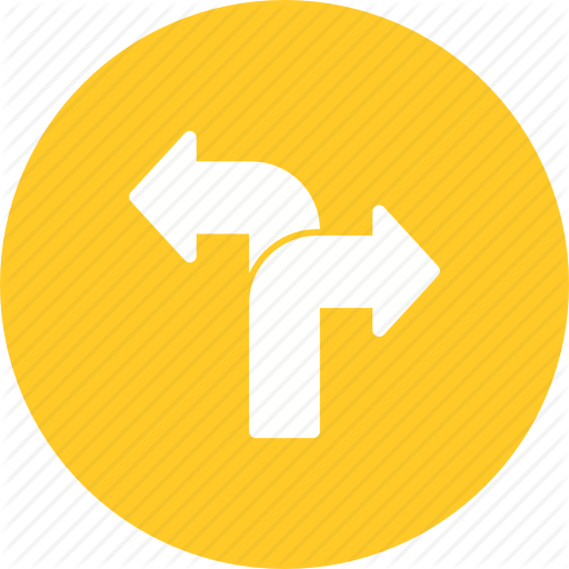 Business, Career, Choice, Decision, Path, Success, Way Icon