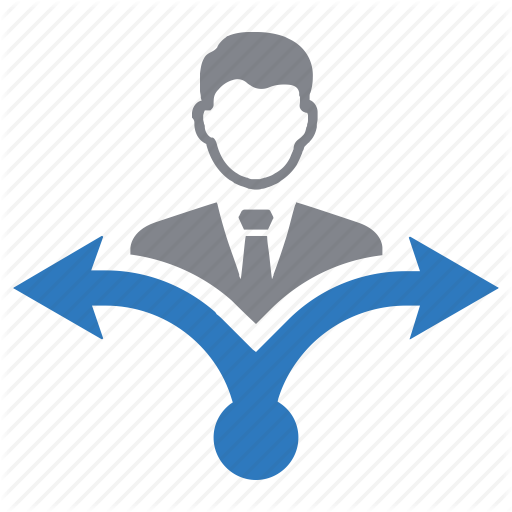 Business, Choice, Decision Making, Direction, Strategy Icon