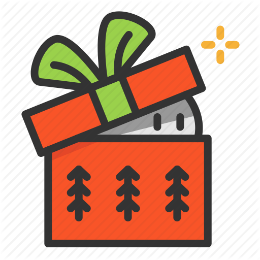 Cartoon, Christmas, Cute, Funny, Gift Icon