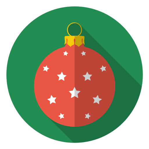 Tree, Winter, Holiday, Xmas, Stars, Bulb, Christmas Icon