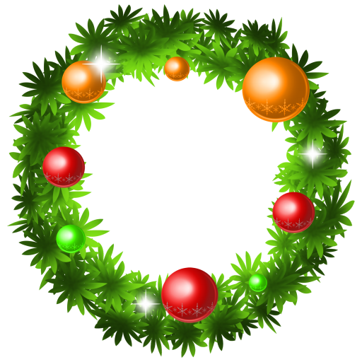 Xmas Wreath, Holiday Icon Png
