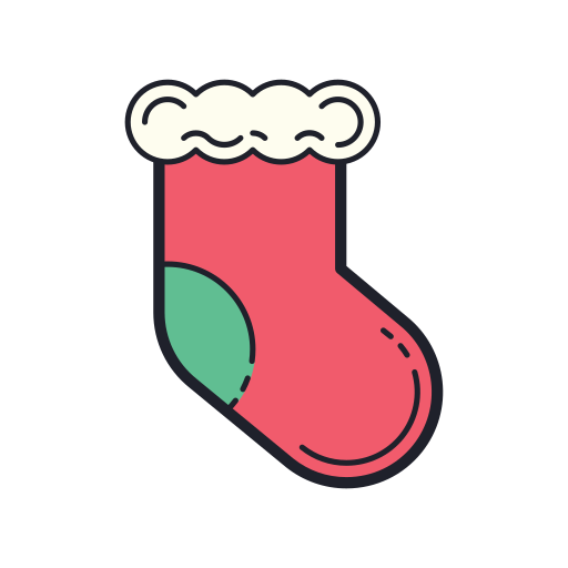Christmas, Stocking Icon Free Of Merry Holidays