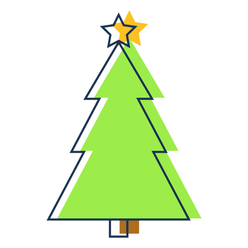 Christmas Tree Cartoon Icon