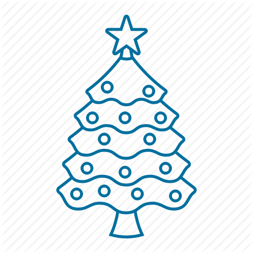 Christmas, Christmas Tree, Ornament, Pine, Star, Tree Icon Icon