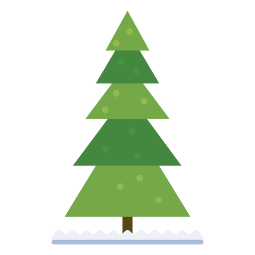 Christmas Tree Triangles Icon