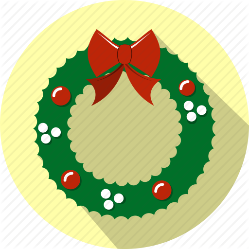 Celebration, Christmas, Decoration, Garland, Holiday, Wreath Icon