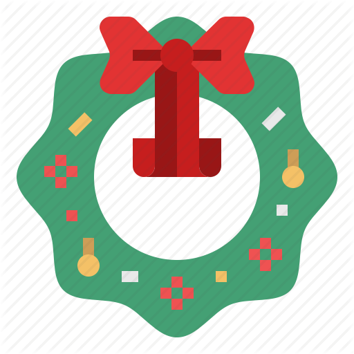 Christmas, Decoration, Ornament, Wreath, Xmas Icon