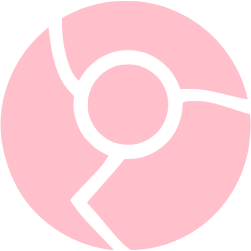 Pink Chrome Icon