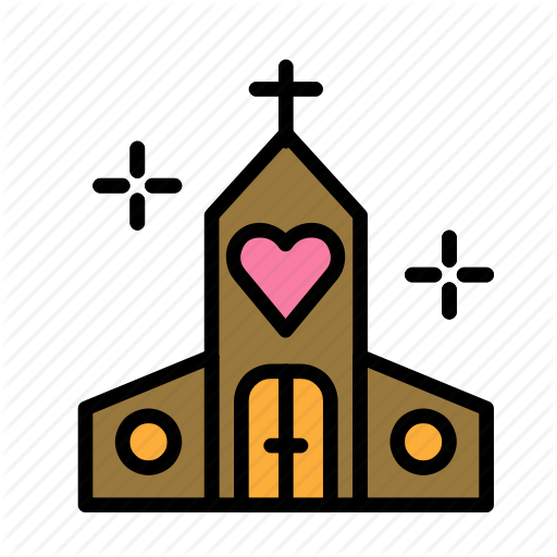 Church, Love, Marriage, Party, Wedding Icon