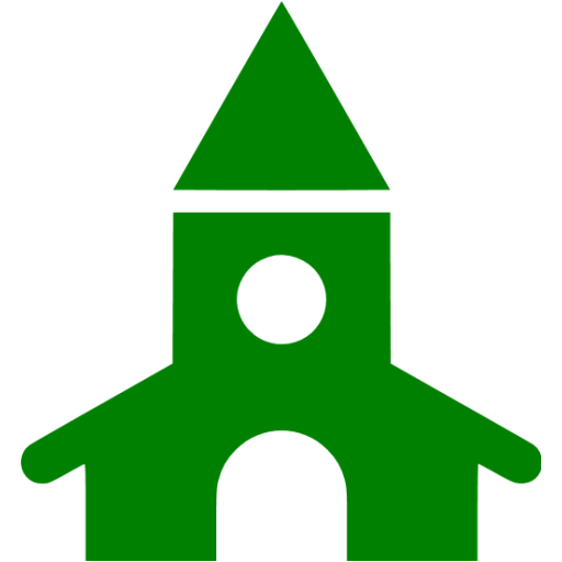 Green Church Icon