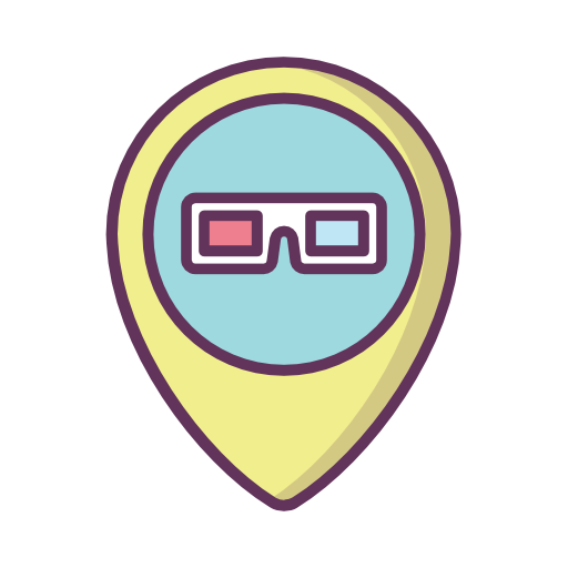 Location, Point, Cinema Icon Free Of Location Icons