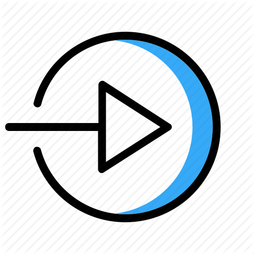 Arrow, Blue, Circle, Right, Right Arrow Icon