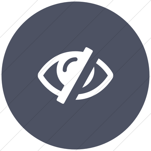 Flat Circle White On Blue Gray Bootstrap Font Awesome