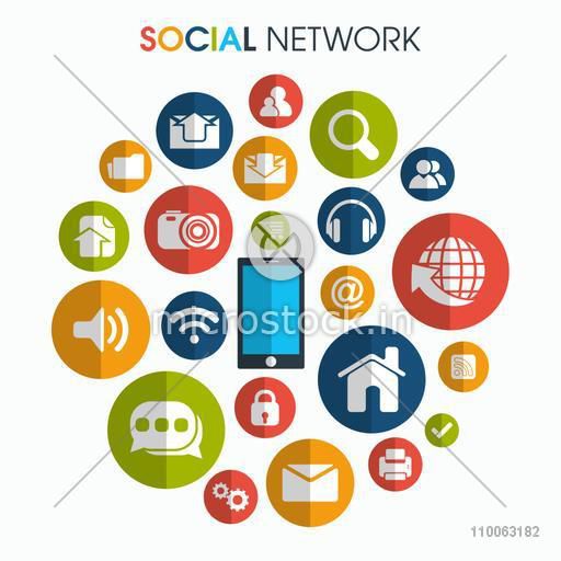 Social Media Icons Clipart Small