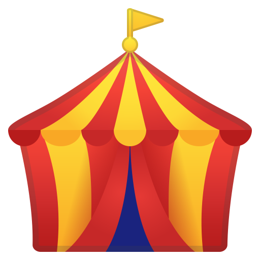 Circus Tent Icon Noto Emoji Travel Places Iconset Google