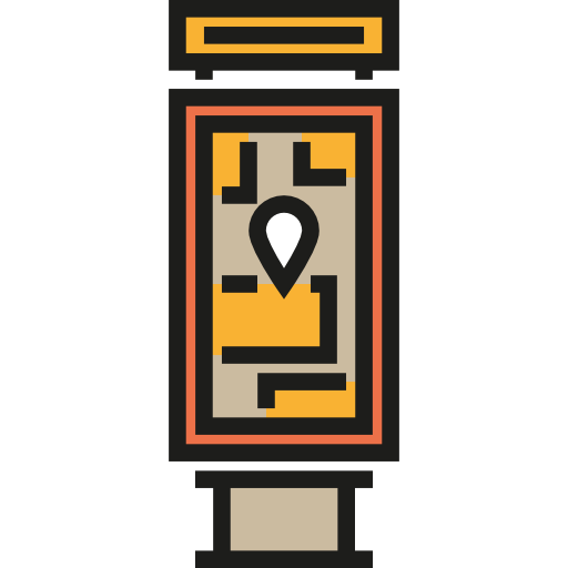 Map, Panel, Signs, Architecture And City, Maps And Location, Map