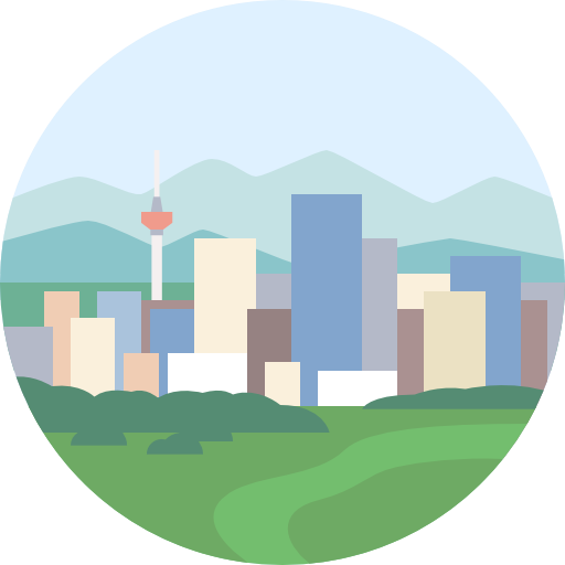 City, Nature, Landscape, Scenery, Cityscape Icon