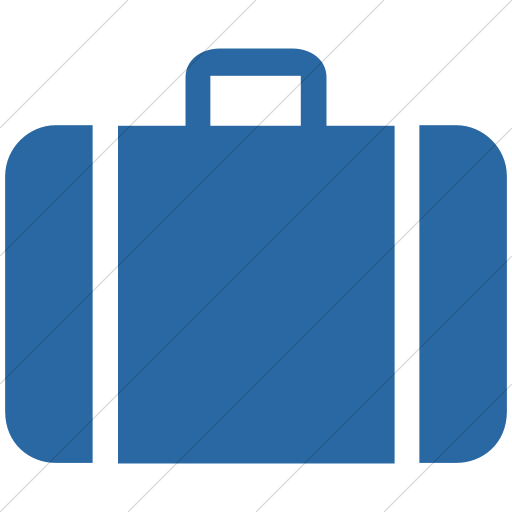 Simple Blue Aiga Baggage Claim Icon