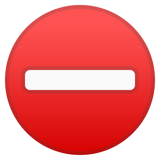 No, Entry Icon Free Of Noto Emoji Symbols