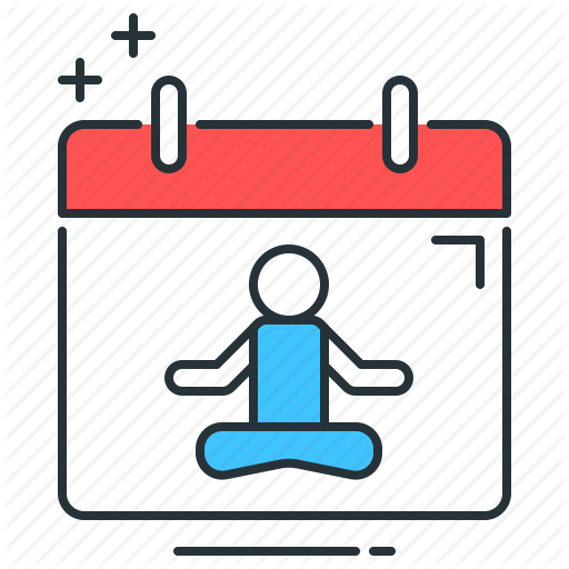 Yoga Class, Yoga Schedule Icon