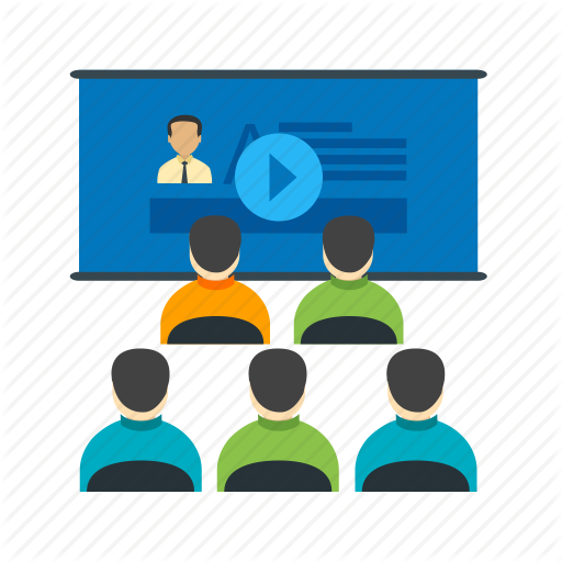 Classroom, College, Computer, Course, Online, Students, Study Icon