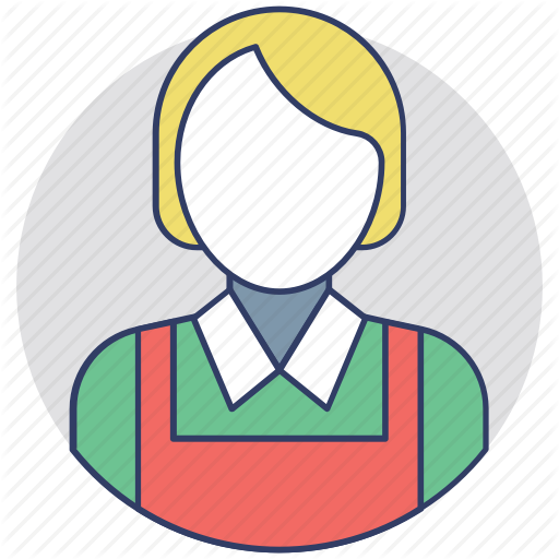 Cleaning Lady, Cleaning Service, Hotel Maid, Housekeeping, Maid Icon
